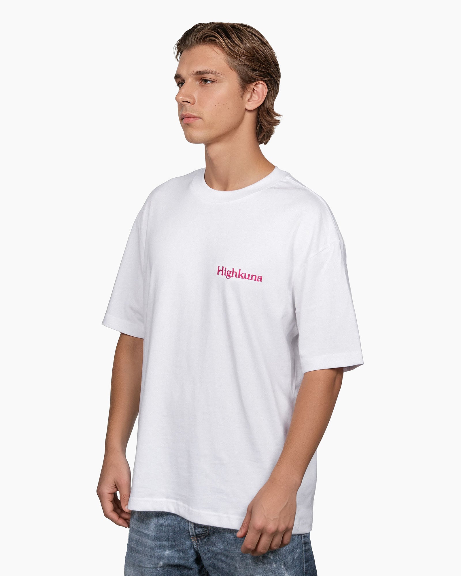 T-Shirt - White/Pink