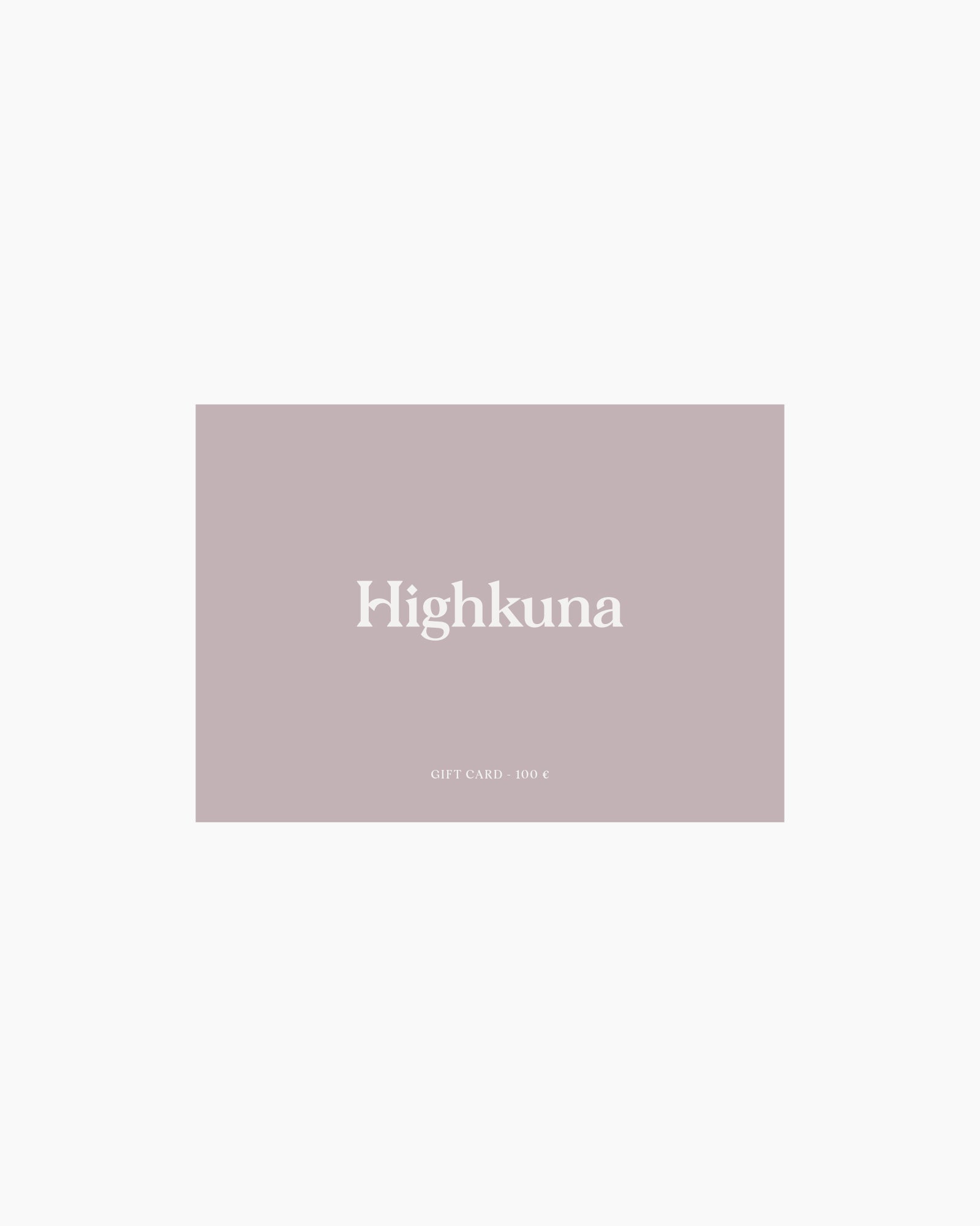Highkuna Gift Card 100,00 €
