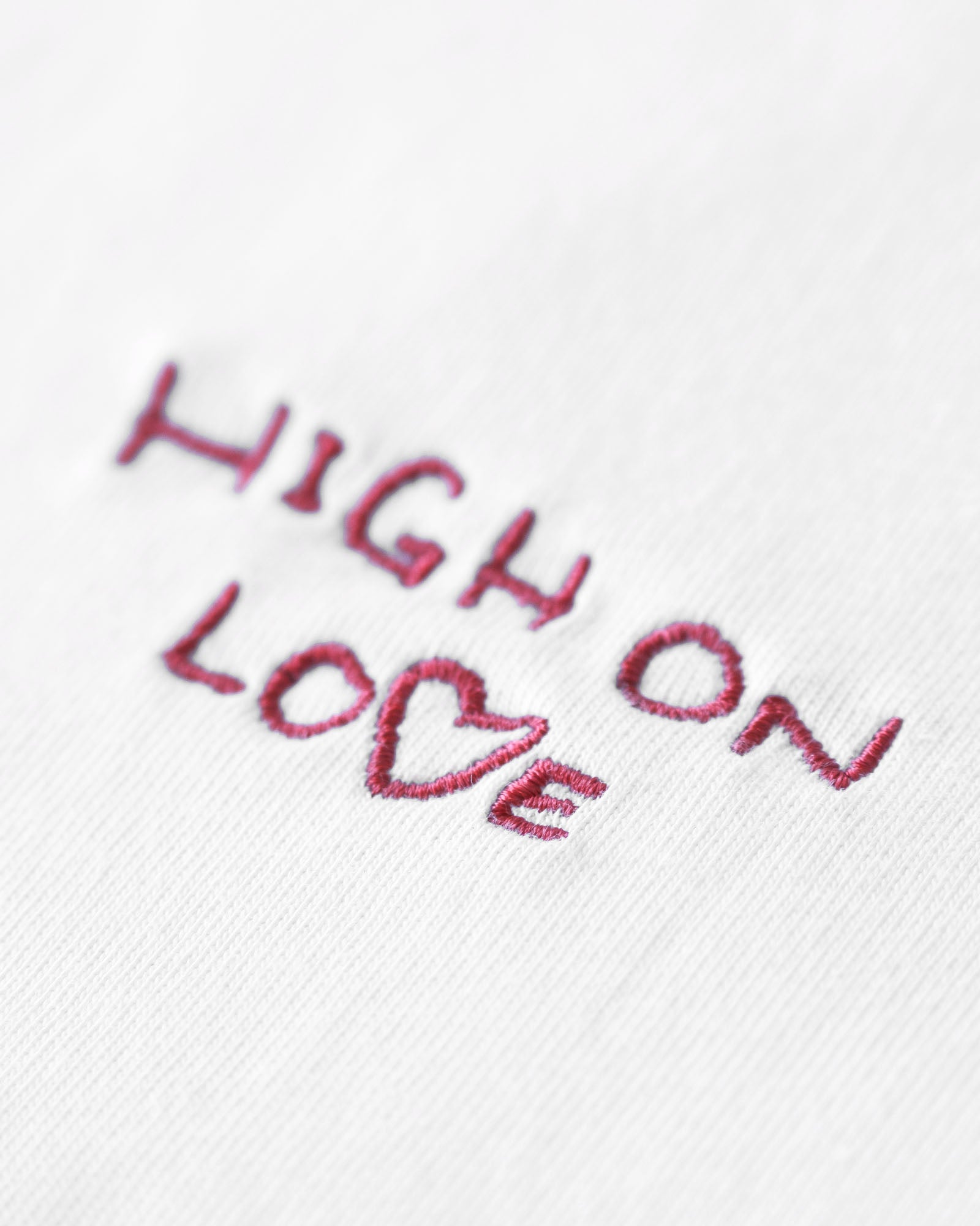 High On Love - T-Shirt - White