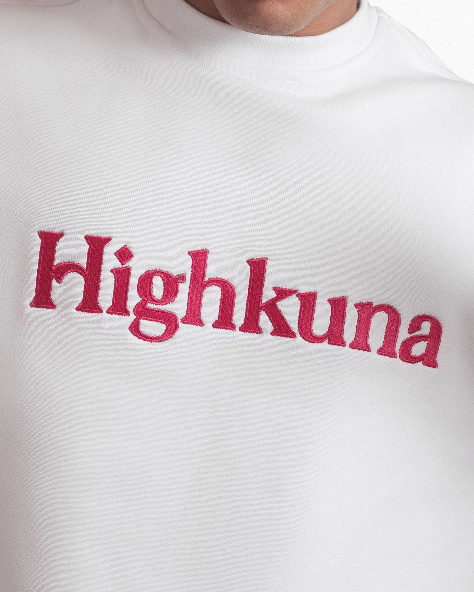 Crewneck - White/Pink