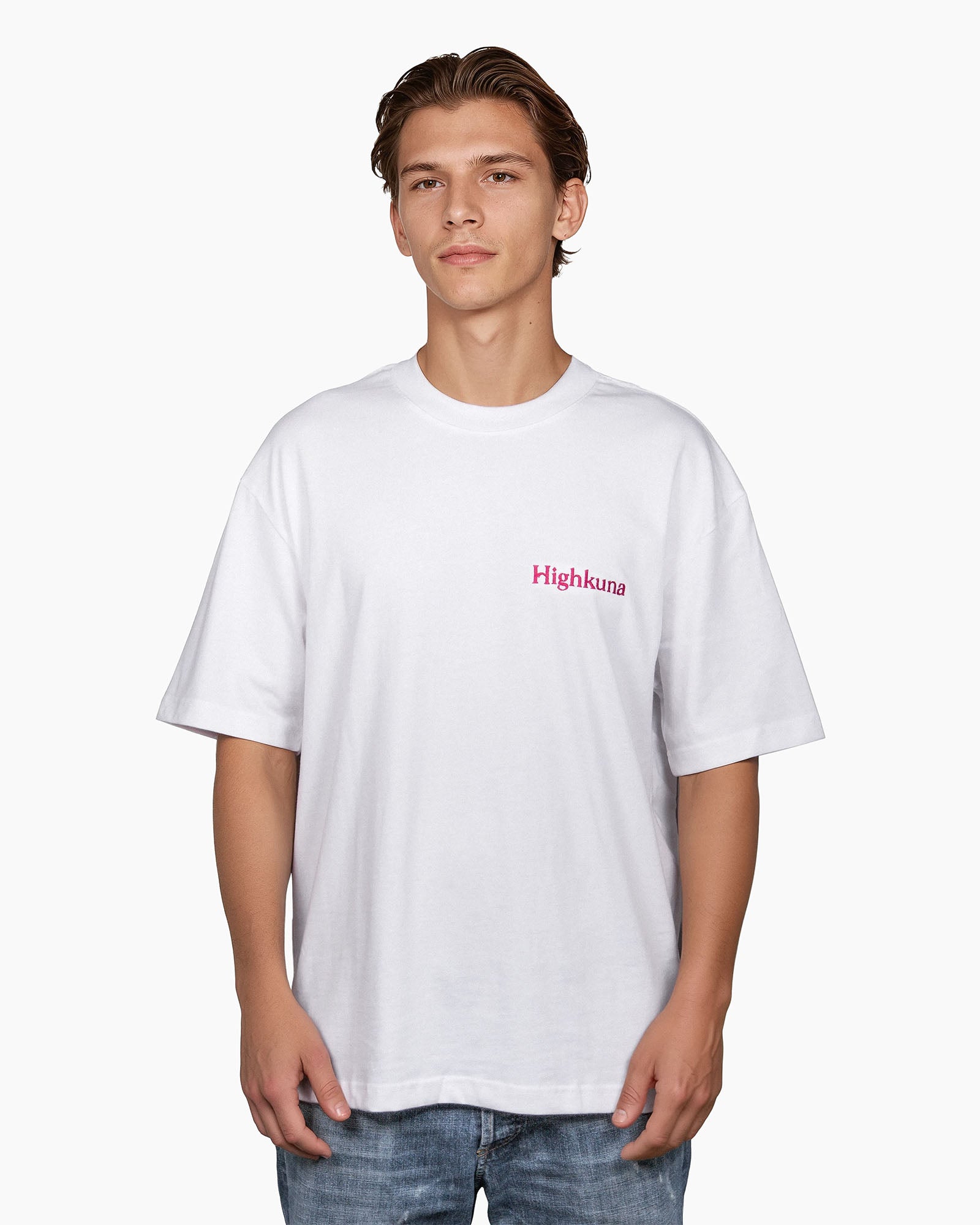 T-Shirt - White/Pink