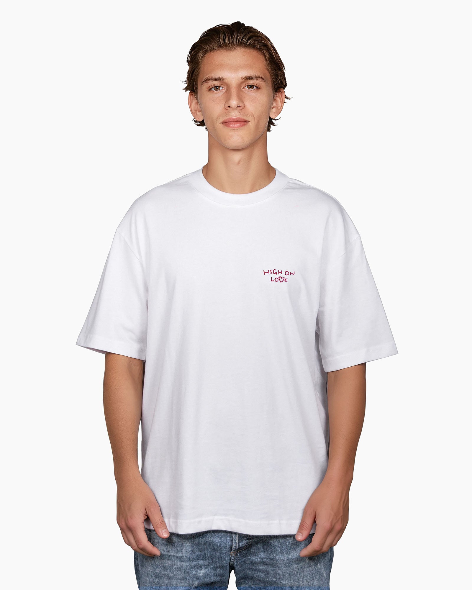 High On Love - T-Shirt - White