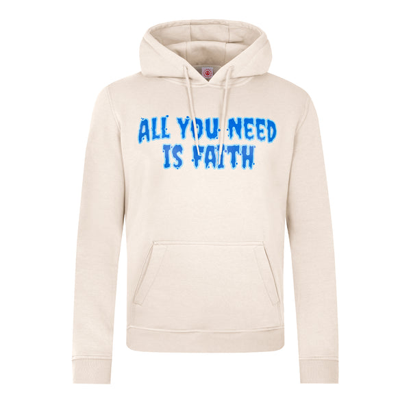 ALL YOU NEED IS FAITH - Hoodie - Sugar Cookie