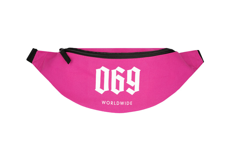 069 WORLDWIDE Hood Bag - Pink